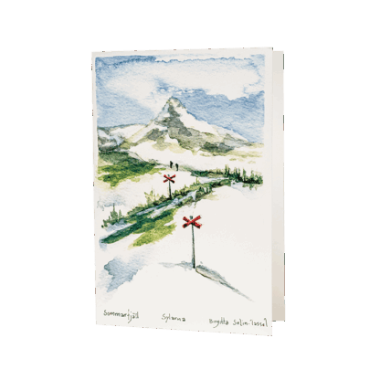 Kort Sylarna Sommarfjäll Litet