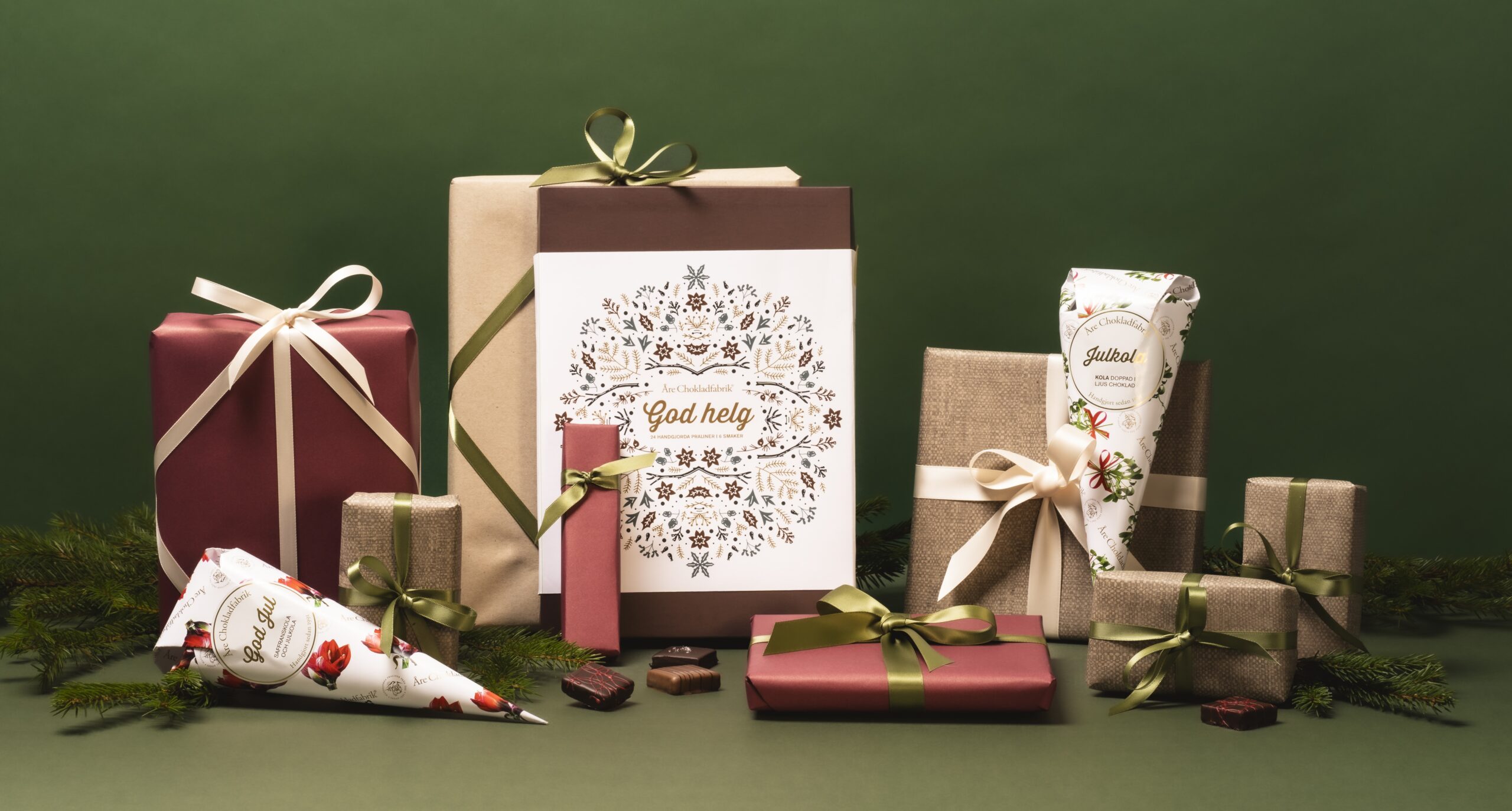 Handgjorda praliner från hjärtat av Åre